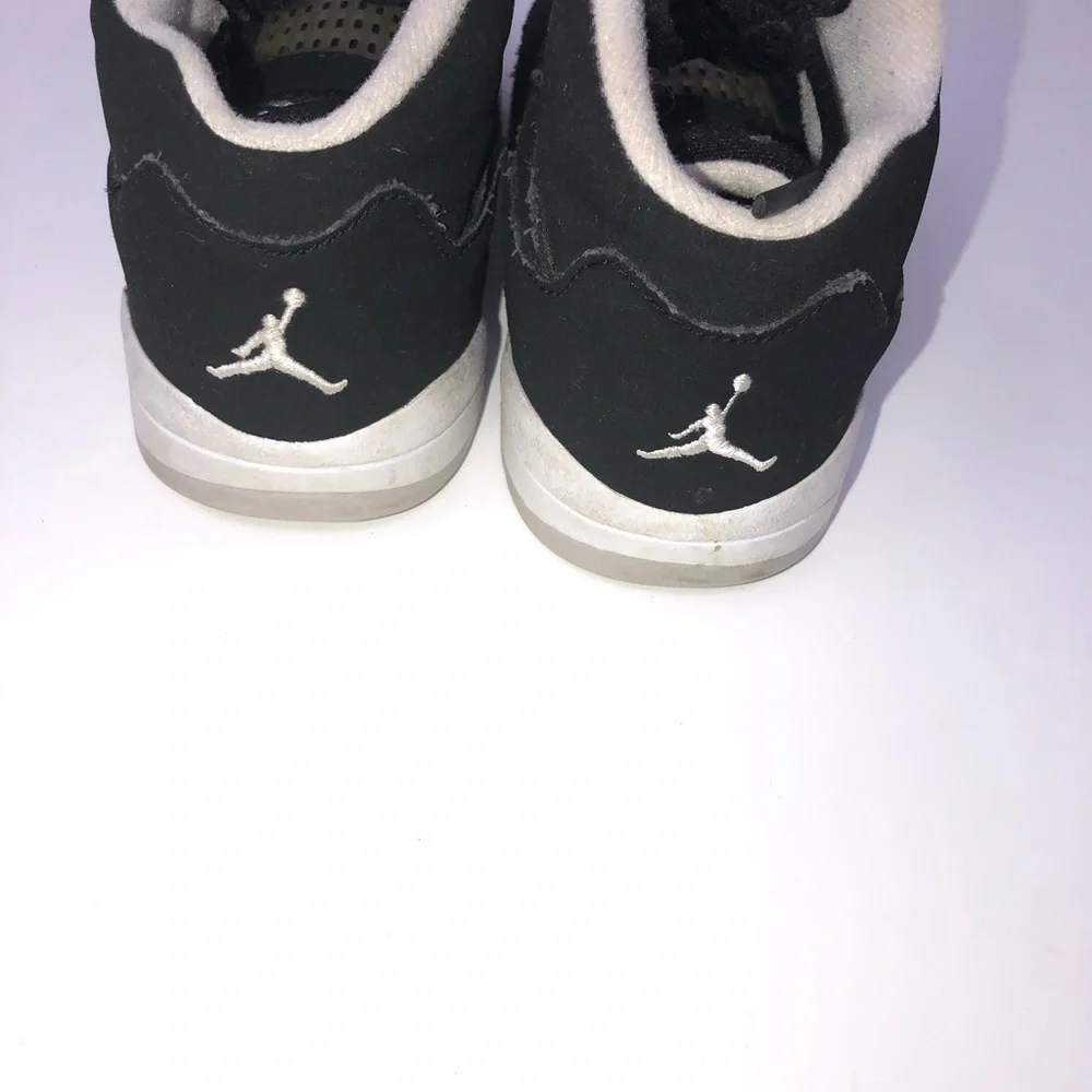 NIKE jordans retro 5 black kids toddler shoes 7c